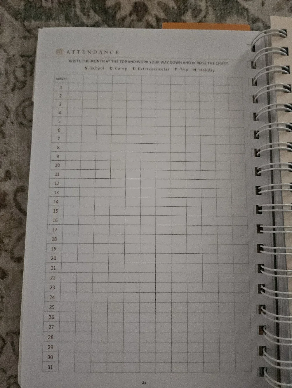 NOT CONSUMED HOMESCHOOL PLANNER
